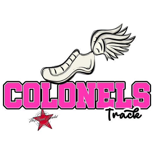 Colonels Varsity Track-Pink