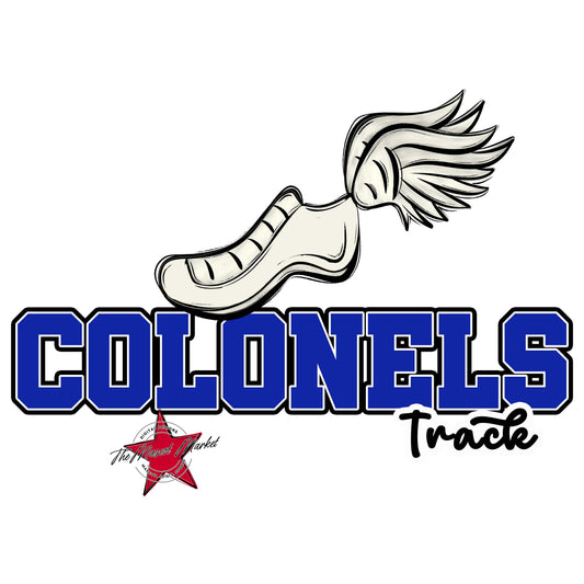 Colonels Varsity Track-Royal Blue