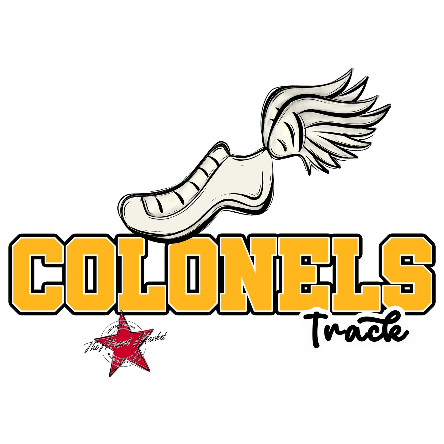 Colonels Varsity Track-Yellow