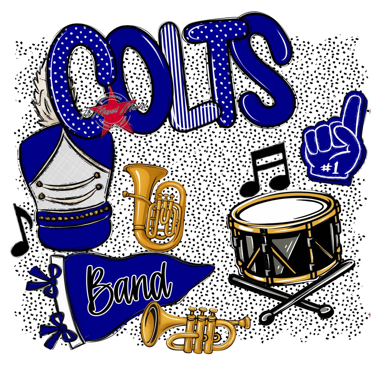 Colts Band Spirit-Blue
