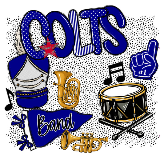 Colts Band Spirit-Blue