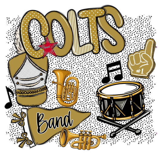 Colts Band Spirit-Gold