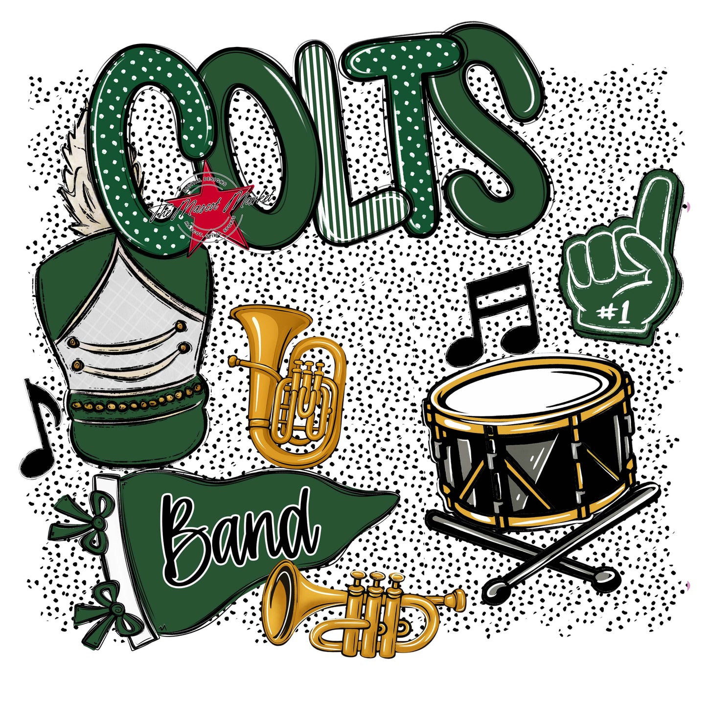 Colts Band Spirit-Green