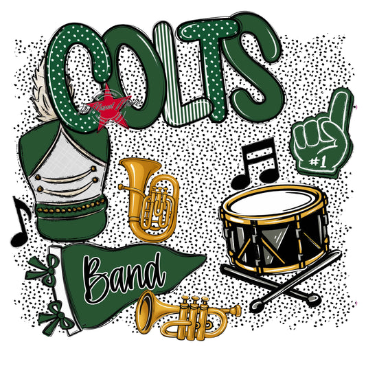 Colts Band Spirit-Green