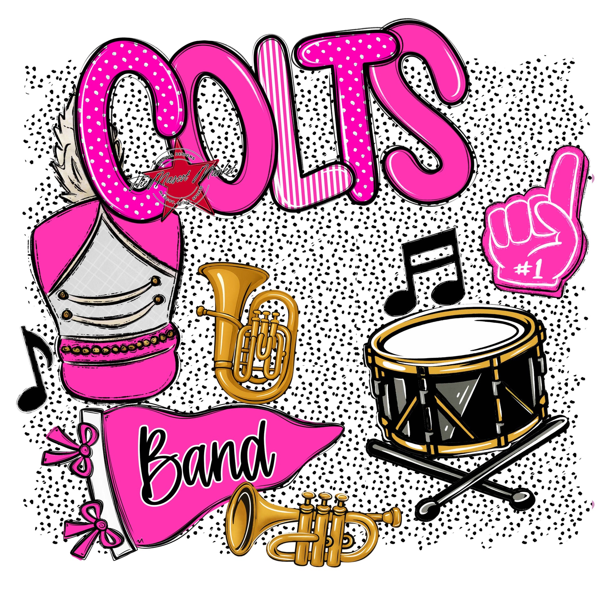 Colts Band Spirit-Pink