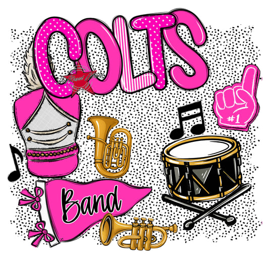 Colts Band Spirit-Pink