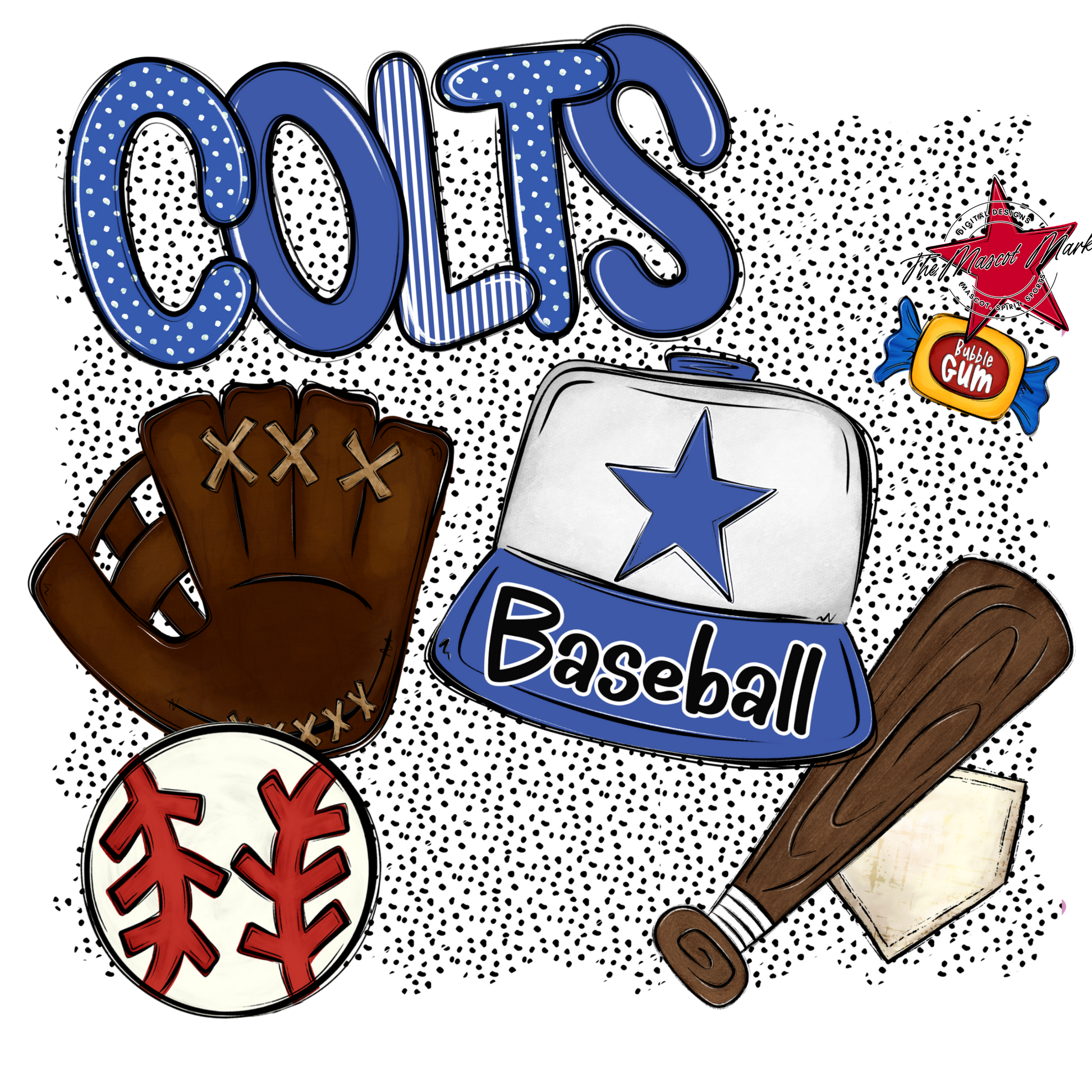 Colts Baseball Spirit-Off Blue