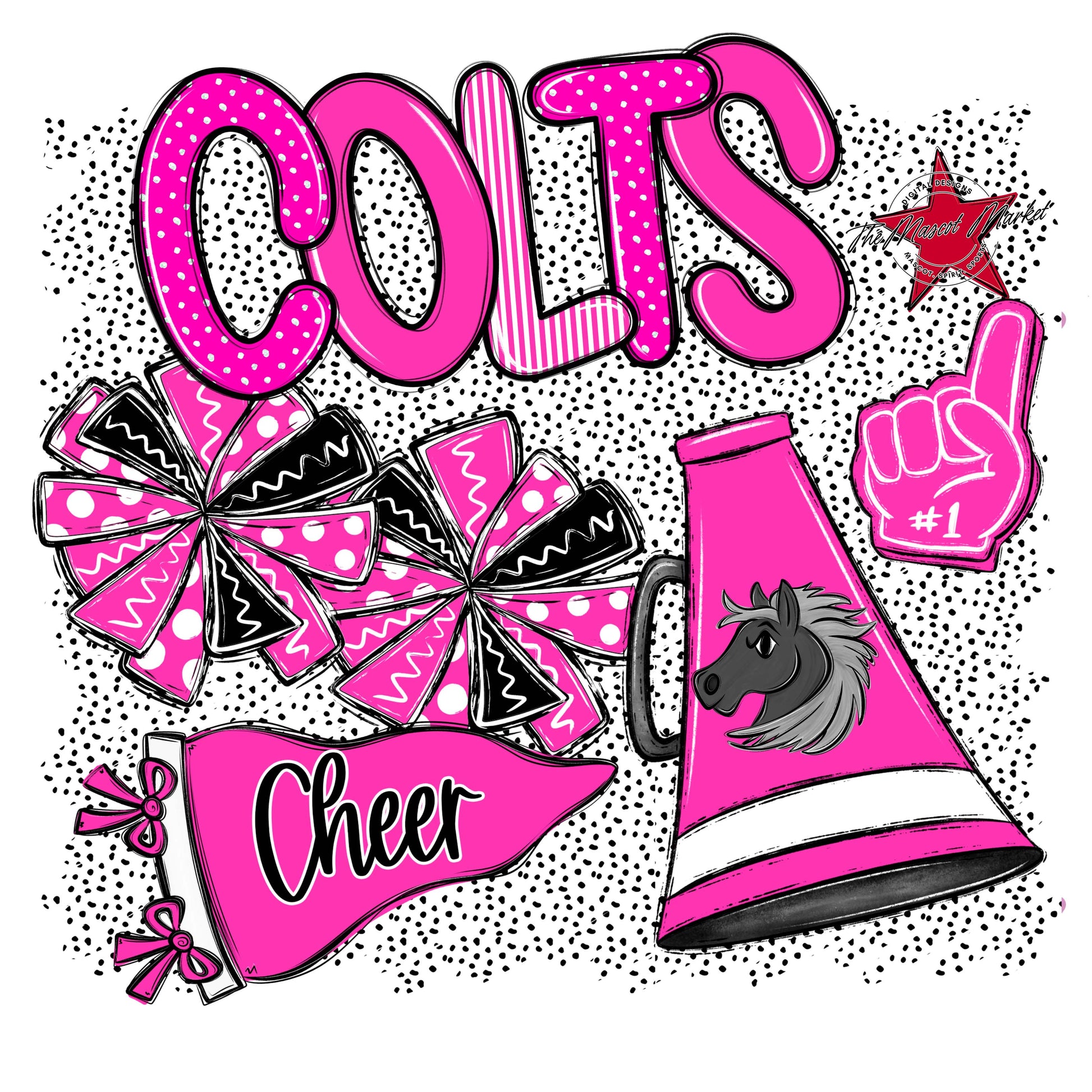 Colts Cheer Spirit-Pink