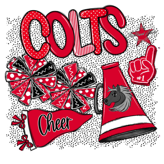 Colts Cheer Spirit-Red