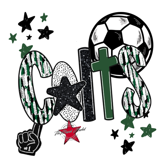 Colts Soccer Scrape-Green