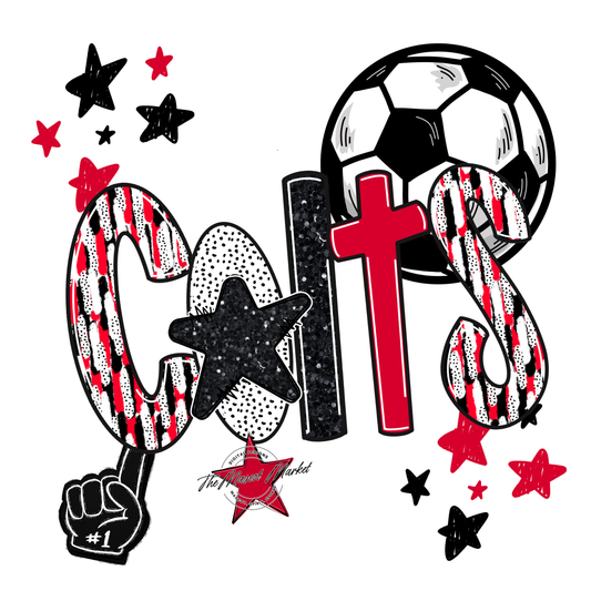 Colts Soccer Scrape-Red