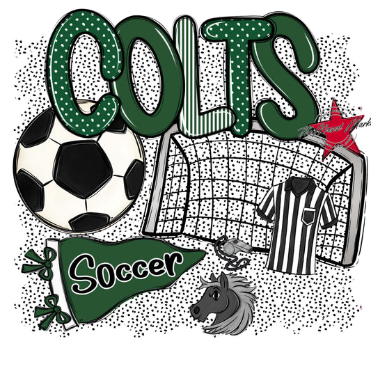 Colts Soccer Spirit-Green