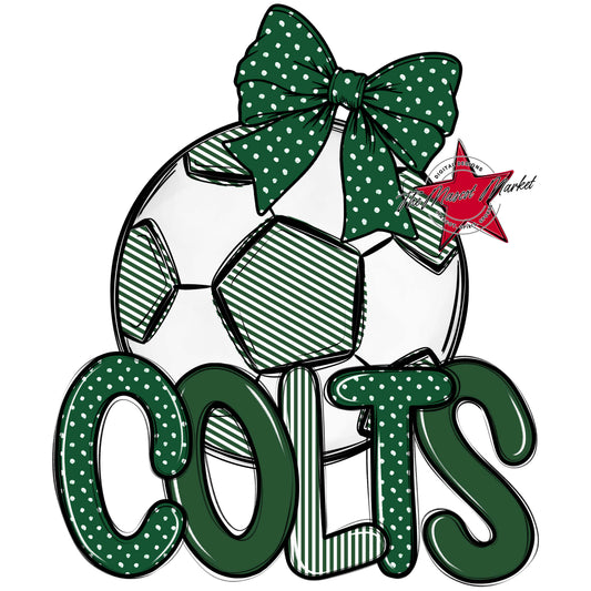 Colts Soccer Spirit Design-Green