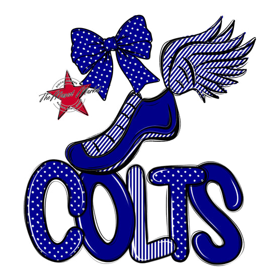 Colts Track Spirit Design-Blue