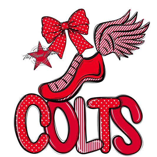 Colts Track Spirit Design-Red