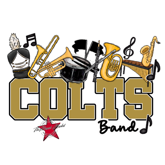 Colts Varsity Band-Gold