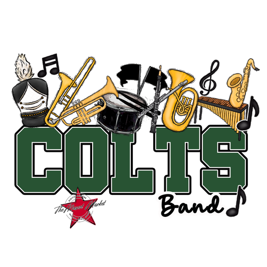 Colts Varsity Band-Green