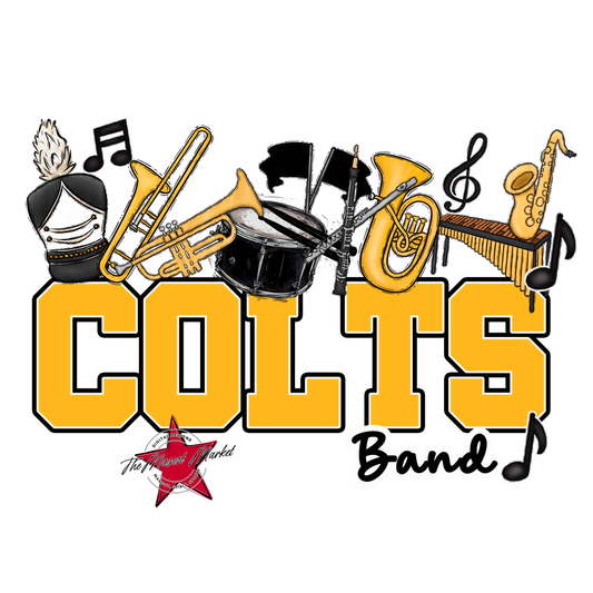 Colts Varsity Band-Yellow