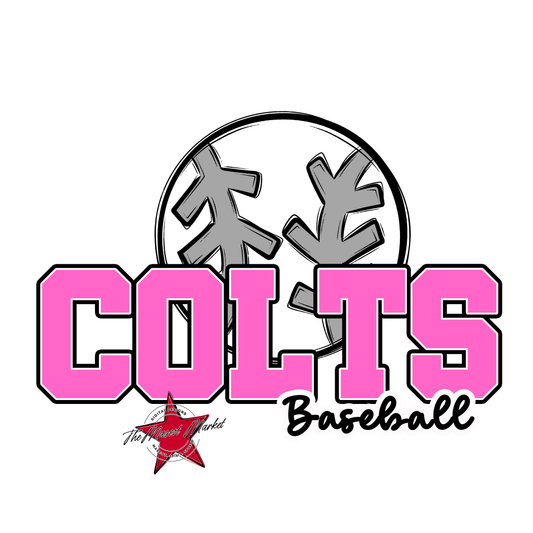 Colts Varsity Baseball-Baby Pink