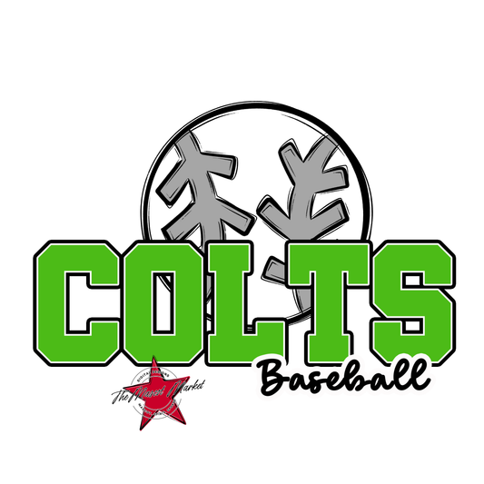 Colts Varsity Baseball-Bright Green
