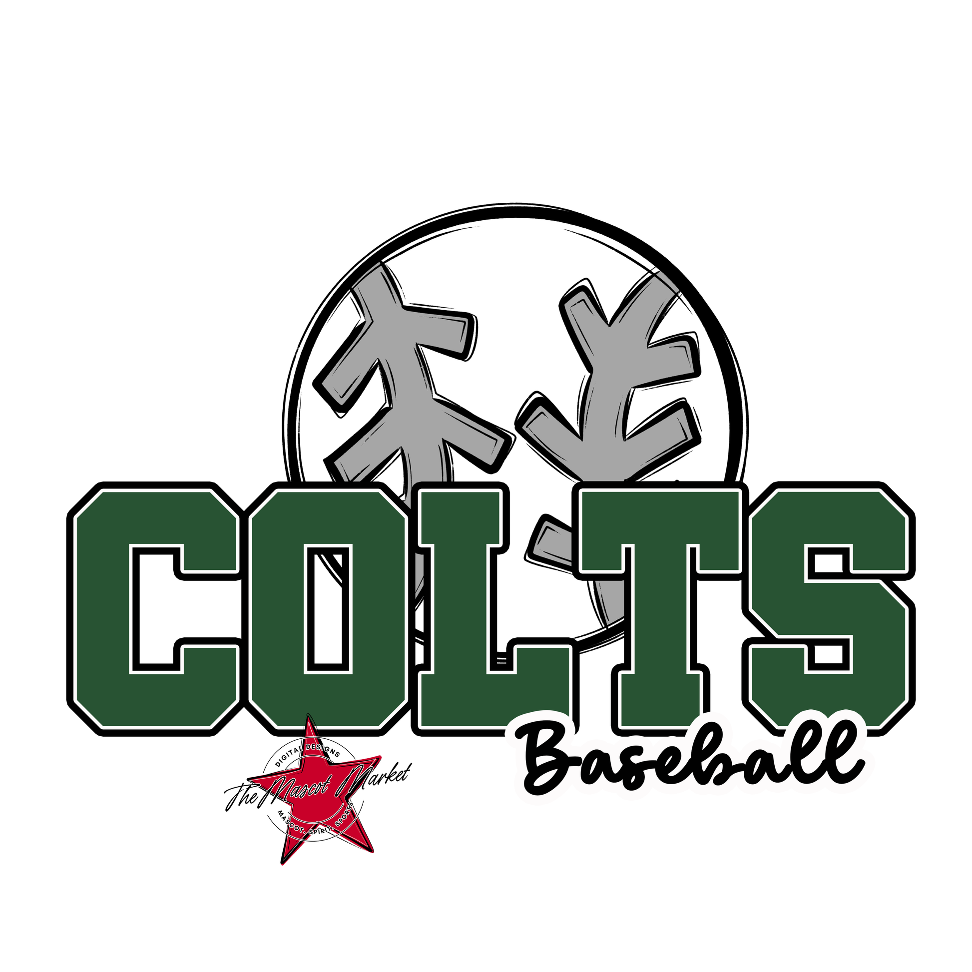 Colts Varsity Baseball-Green