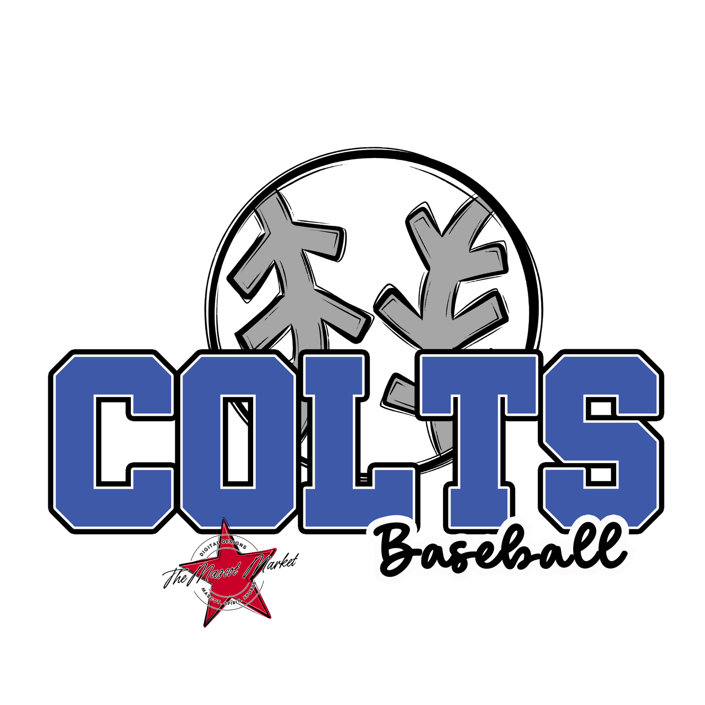 Colts Varsity Baseball-Off Blue