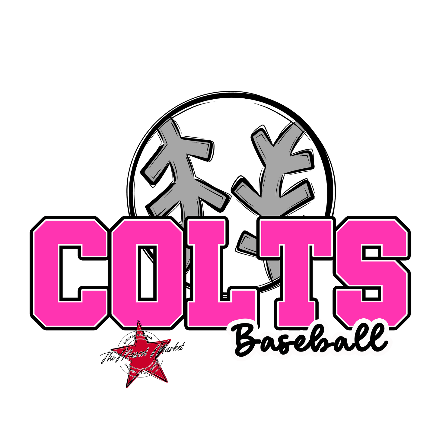 Colts Varsity Baseball-Pink