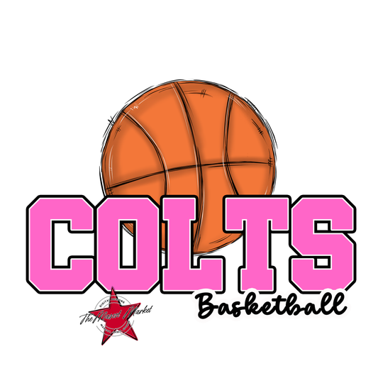 Colts Varsity Basketball-Baby Pink