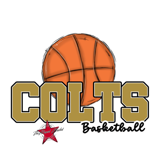 Colts Varsity Basketball-Gold