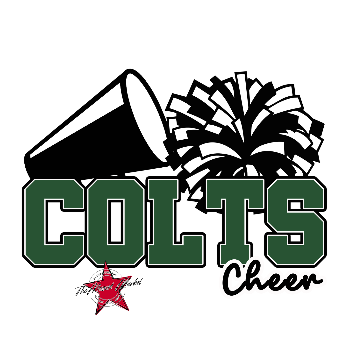 Colts Varsity Cheer-Green
