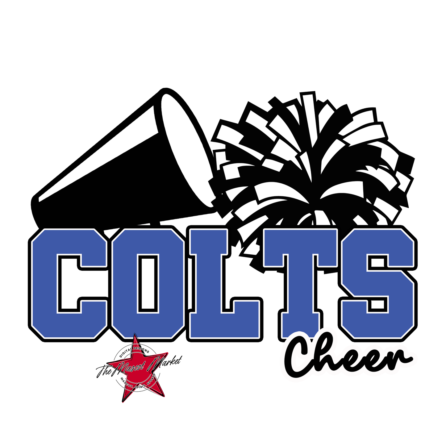 Colts Varsity Cheer-Off Blue