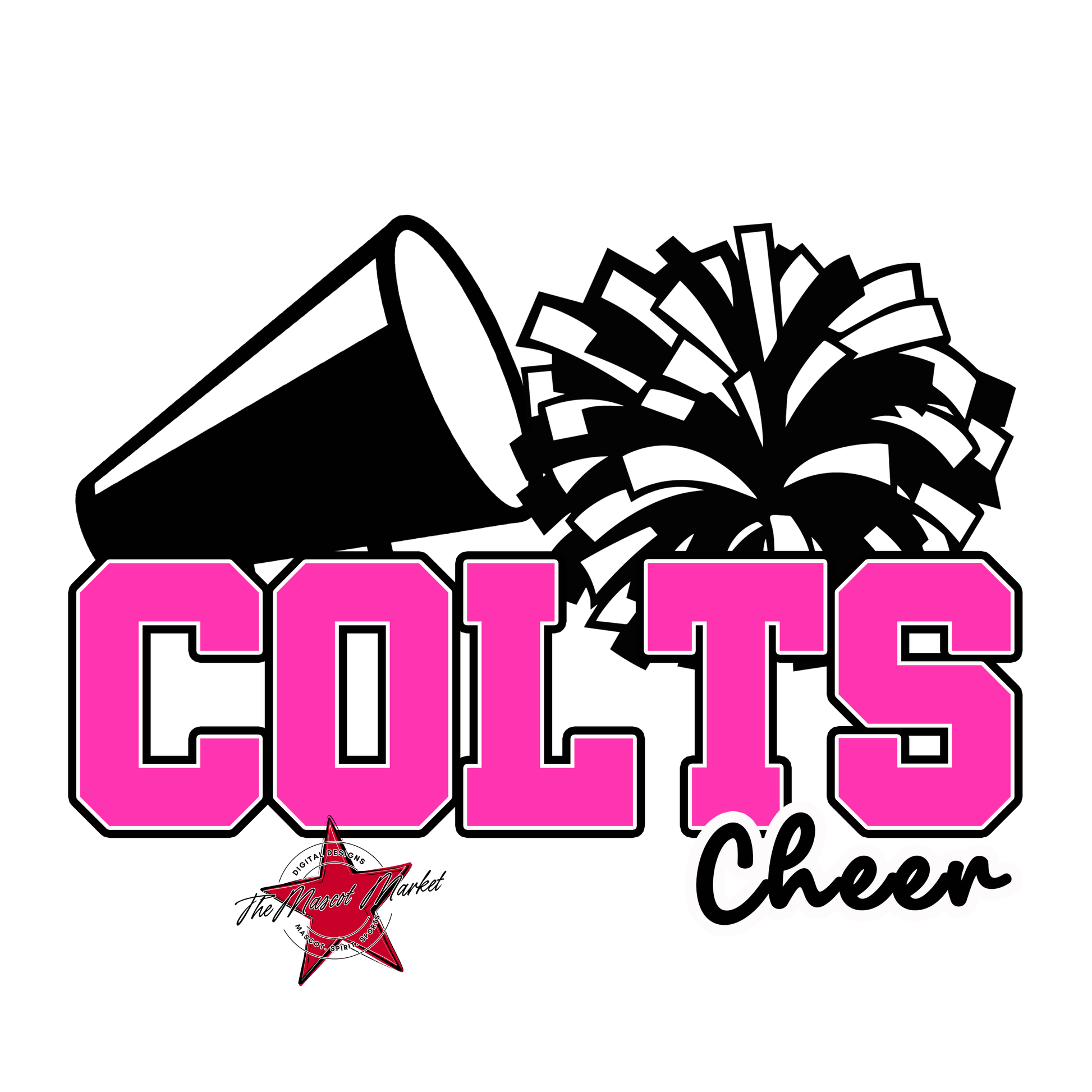 Colts Varsity Cheer-Pink