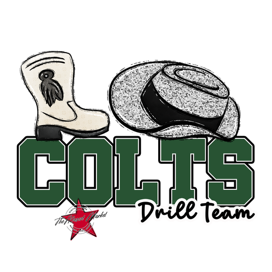 Colts Varsity Drillteam-Green