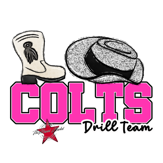 Colts Varsity Drillteam-Pink