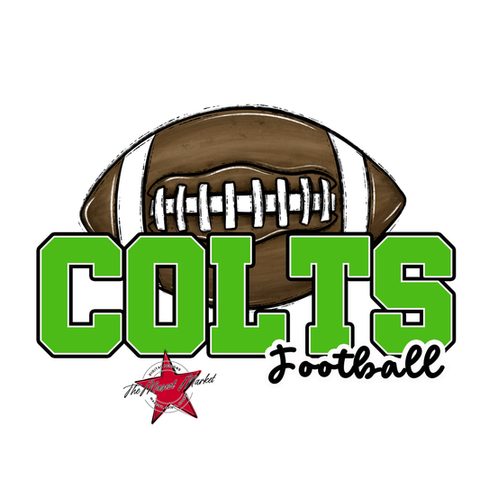 Colts Varsity Football-Bright Green