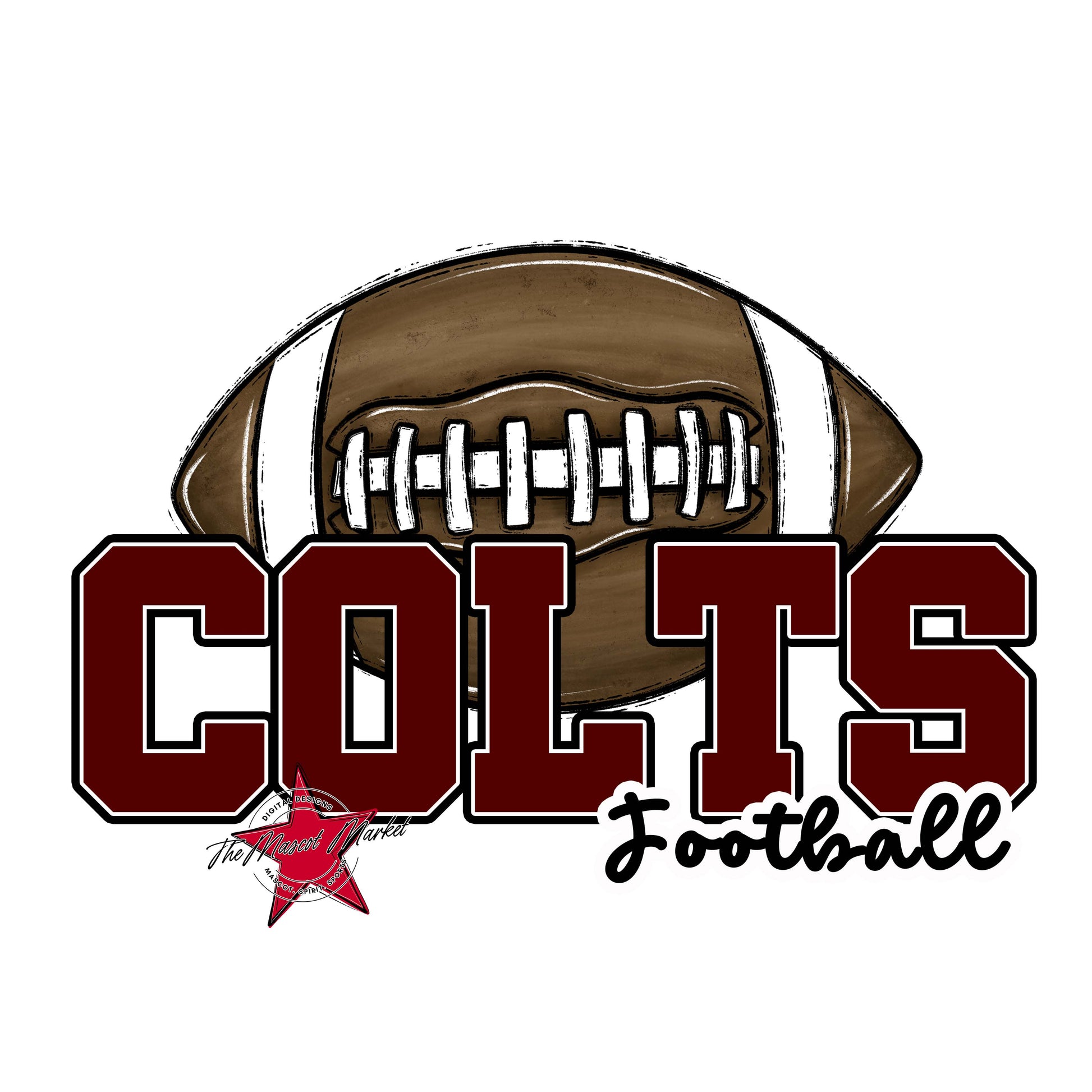 Colts Varsity Football-Maroon