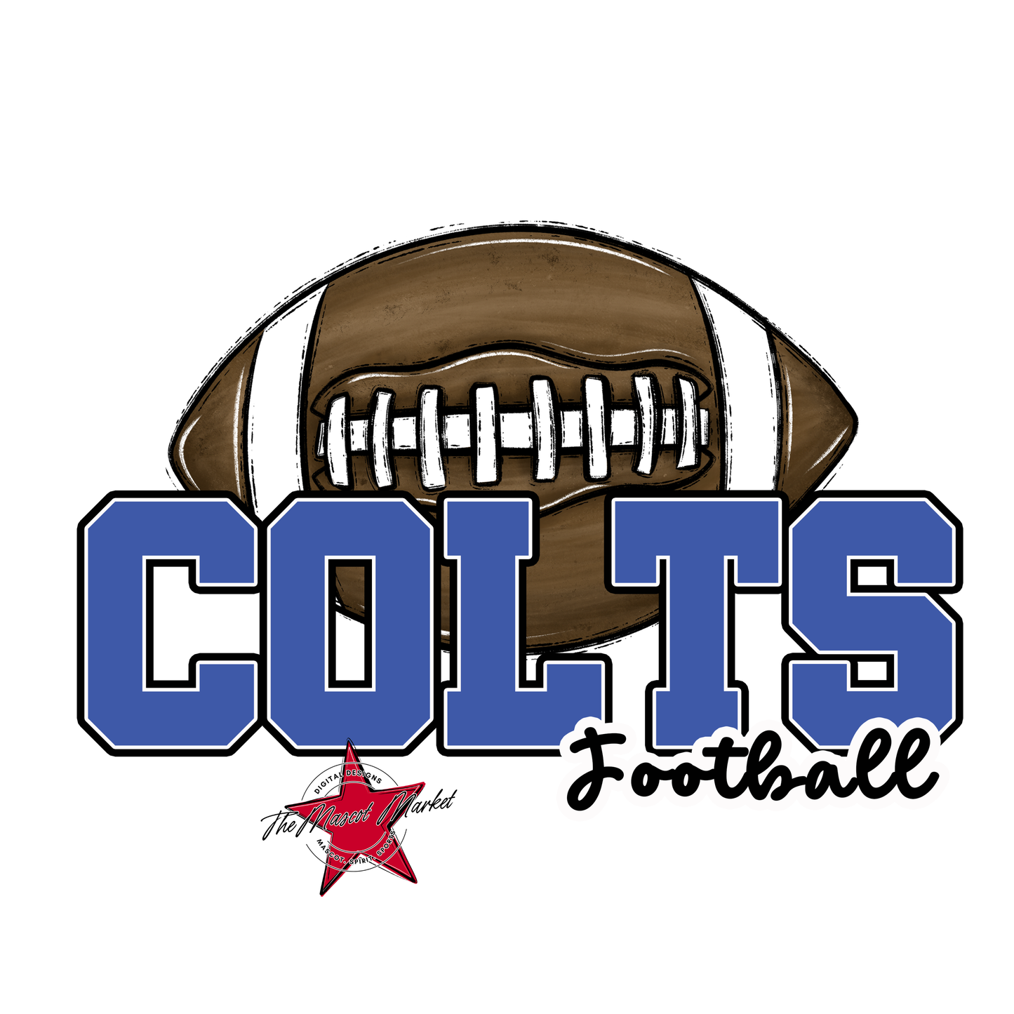 Colts Varsity Football-Off Blue