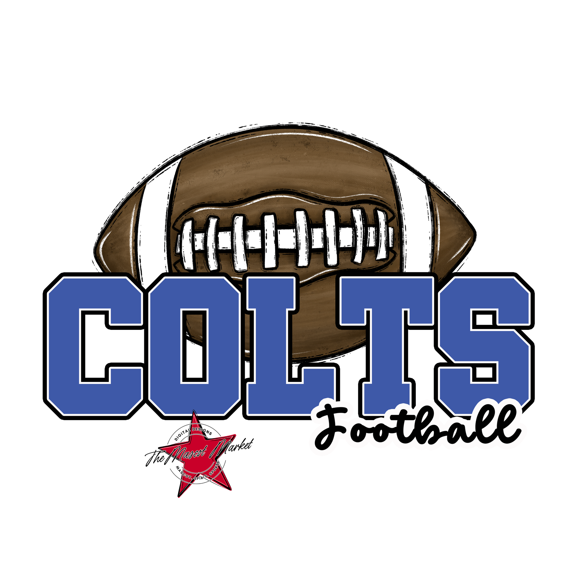 Colts Varsity Football-Off Blue
