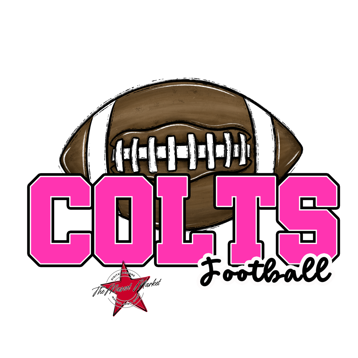 Colts Varsity Football-Pink