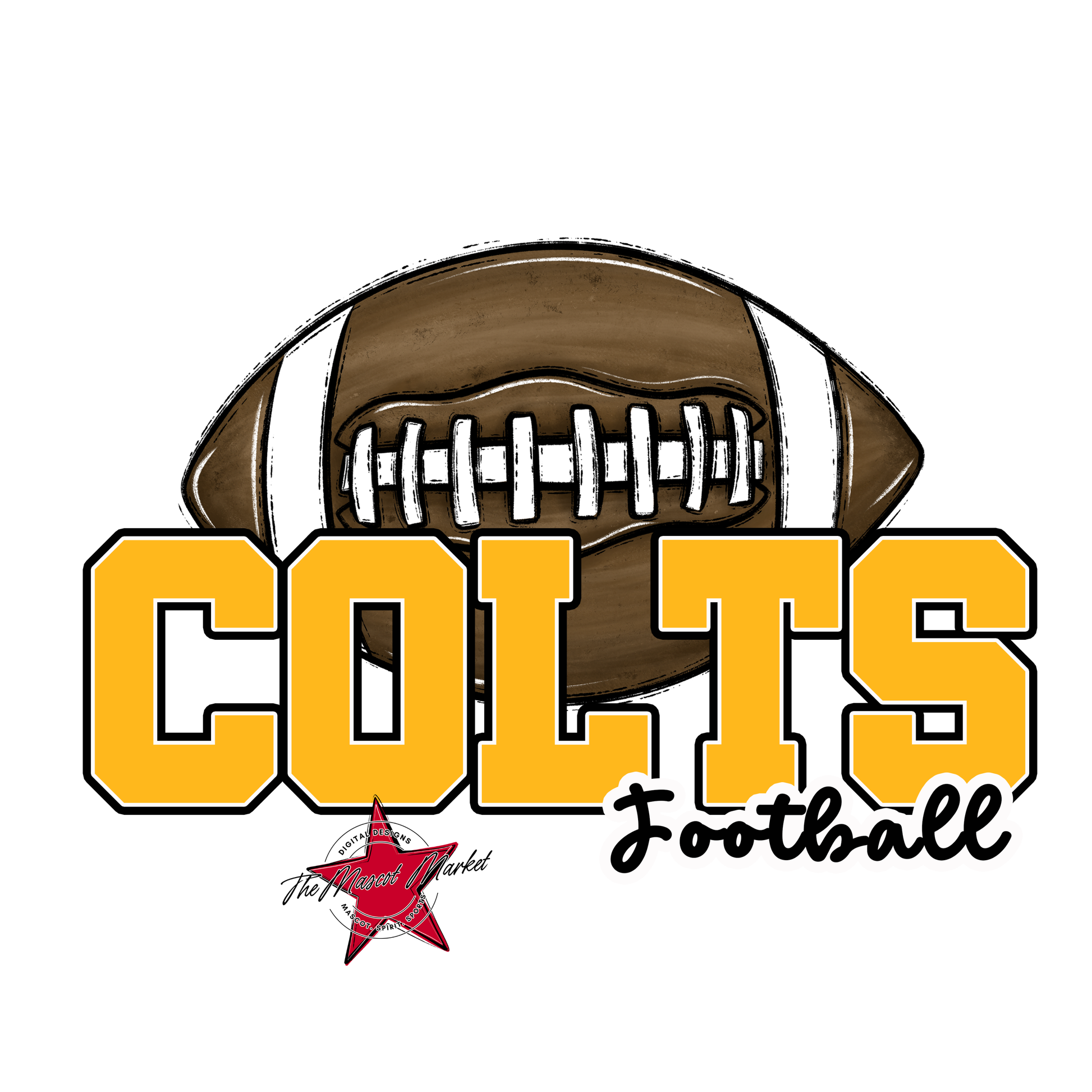 Colts Varsity Football-Yellow