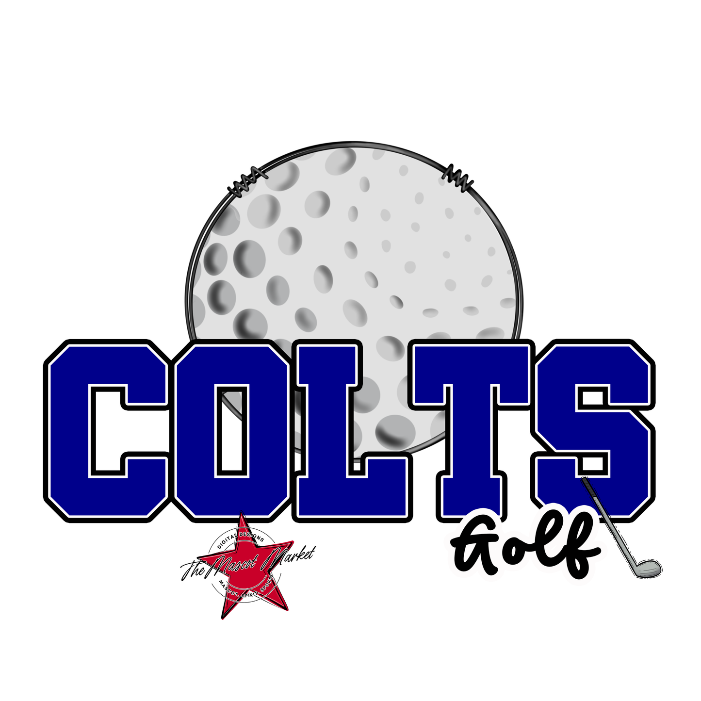 Colts Varsity Golf-Blue