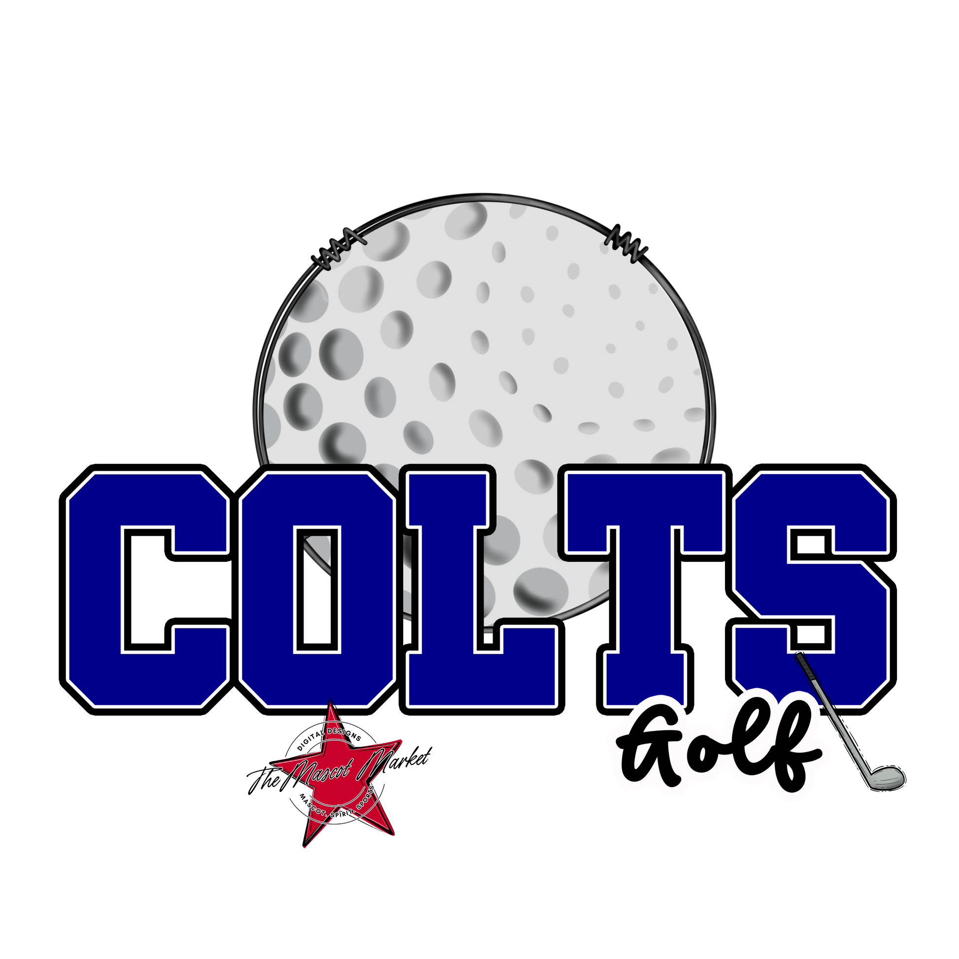 Colts Varsity Golf-Blue