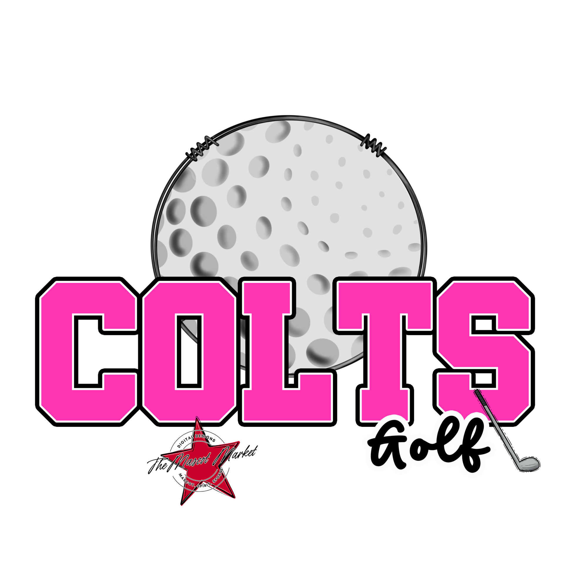 Colts Varsity Golf-Pink