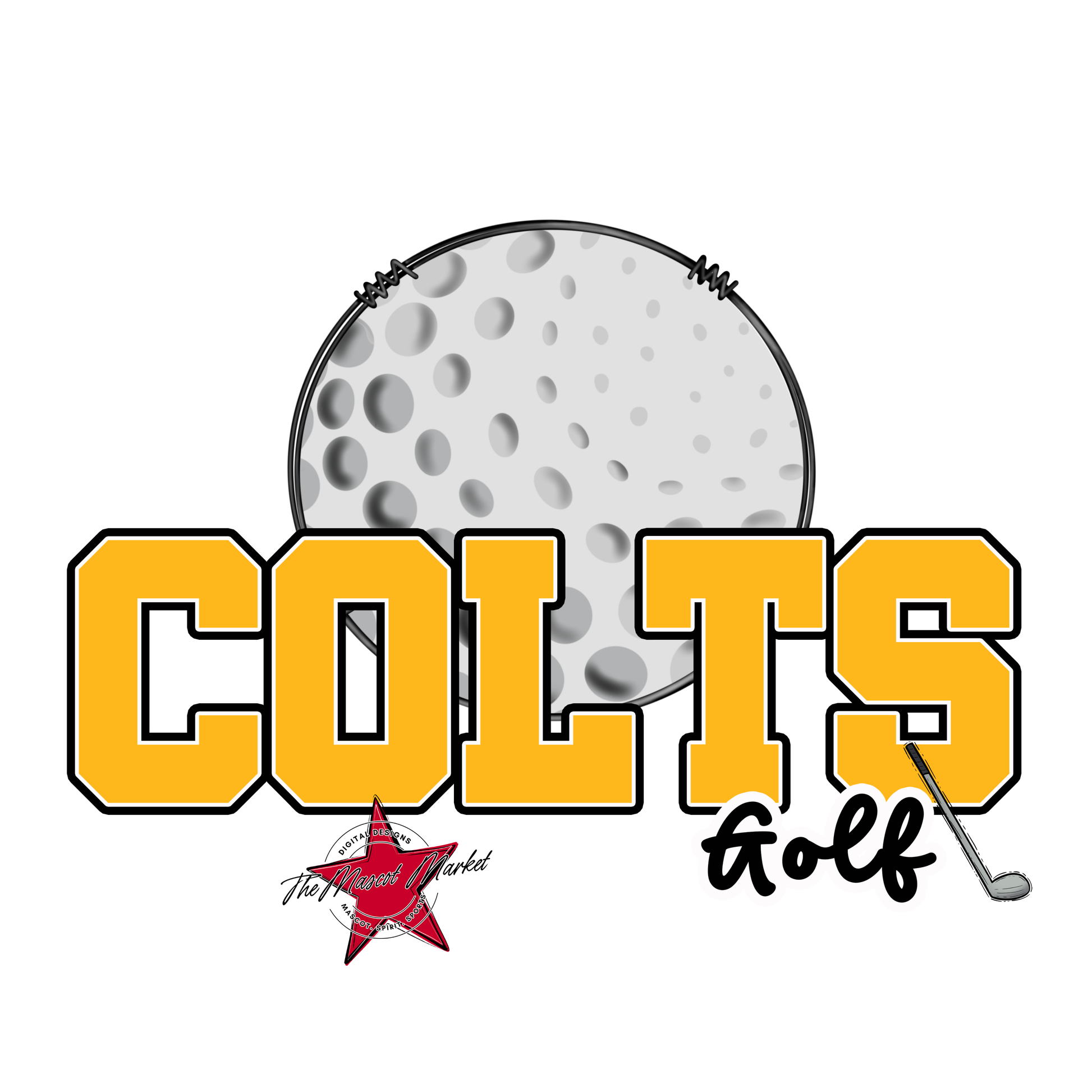 Colts Varsity Golf-Yellow