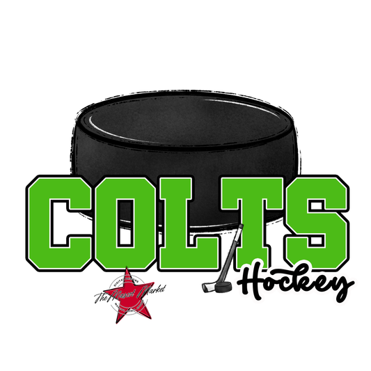 Colts Varsity Hockey-Bright Green