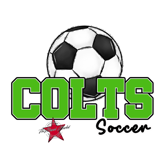 Colts Varsity Soccer-Bright Green