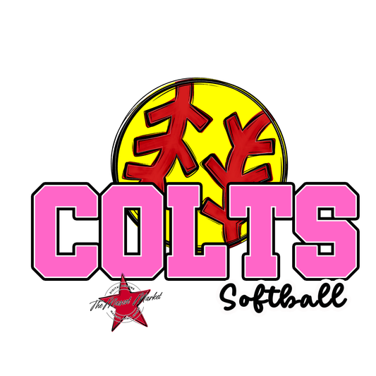 Colts Varsity Softball-Baby Pink