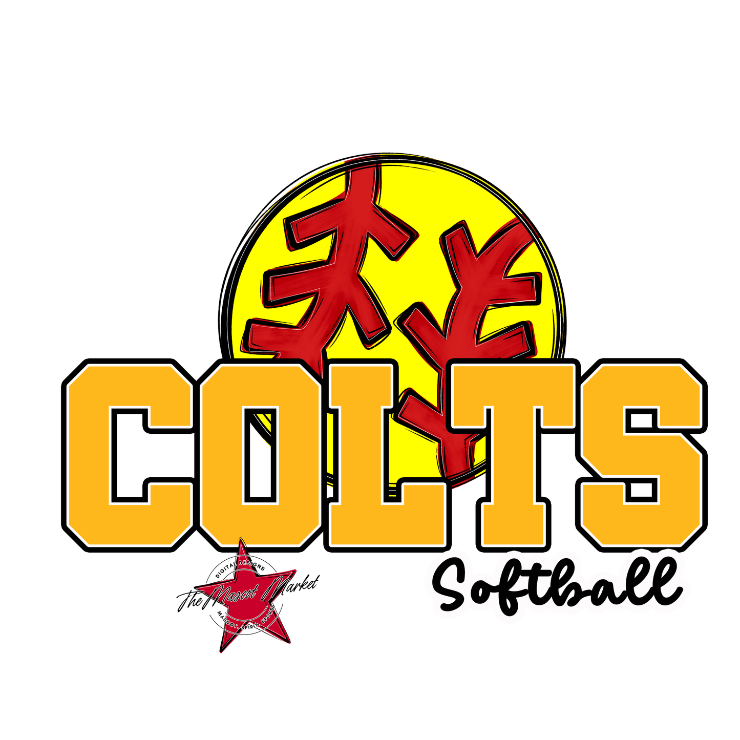 Colts Varsity Softball-Yellow