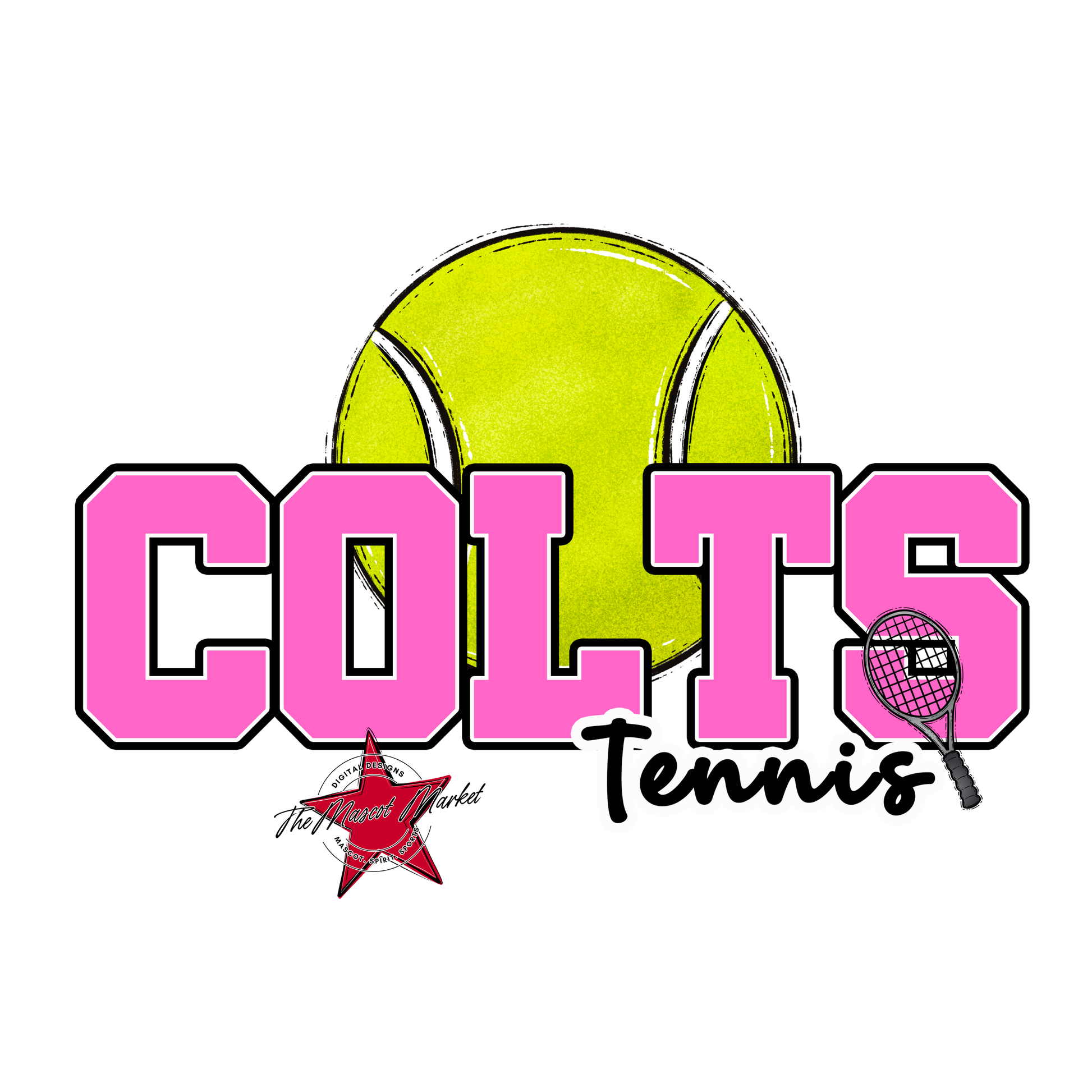 Colts Varsity Tennis-Baby Pink