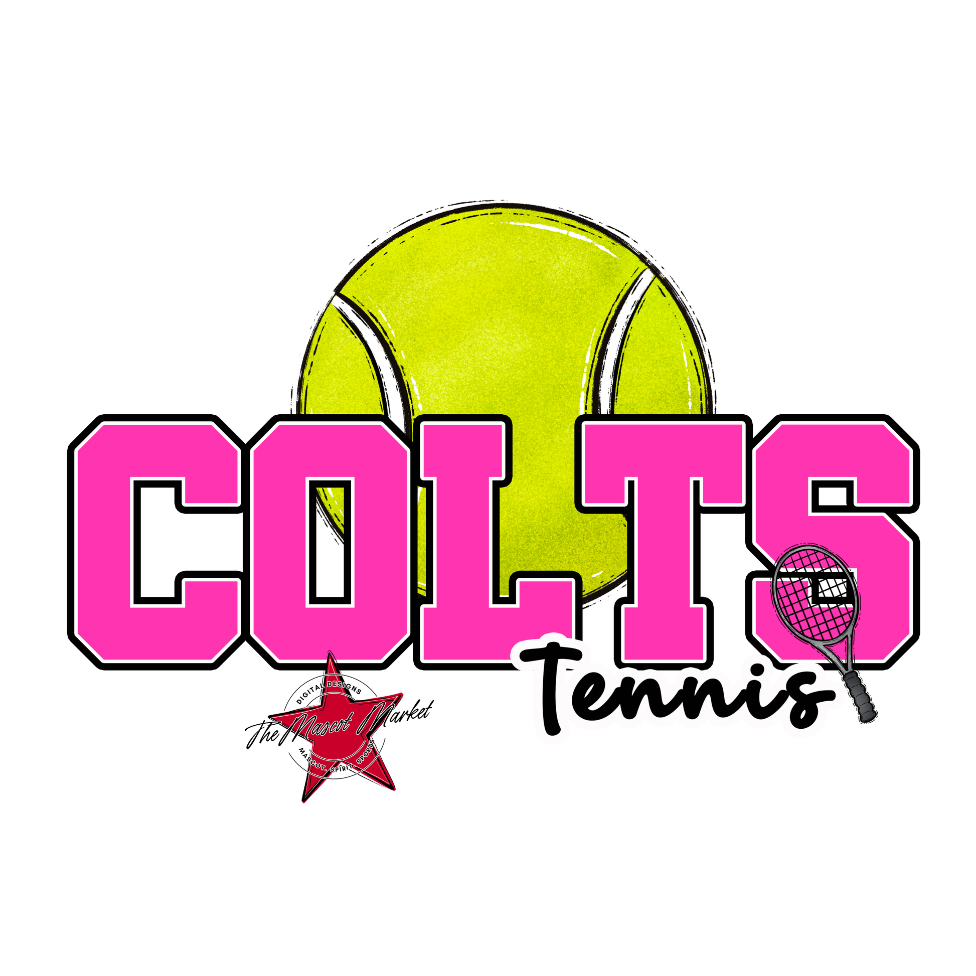 Colts Varsity Tennis-Pink